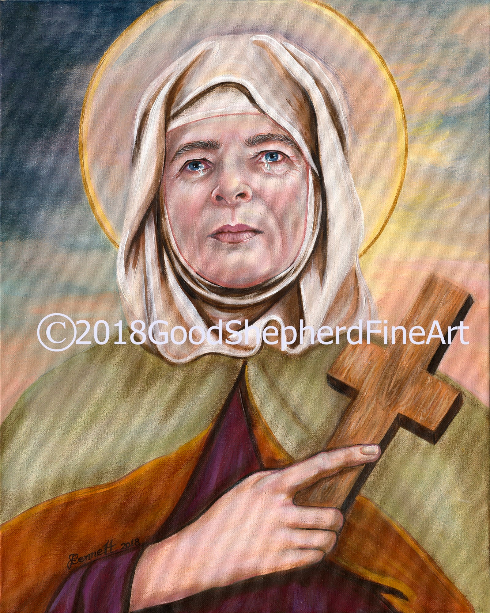 Saint Monica Monica of Hippo Mother Widow Etsy