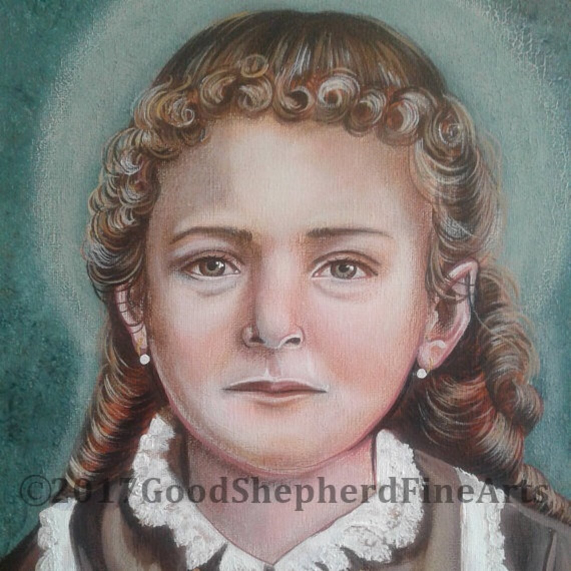 Saint Theresa the Little Flower at Age 8 Doctor of the Etsy