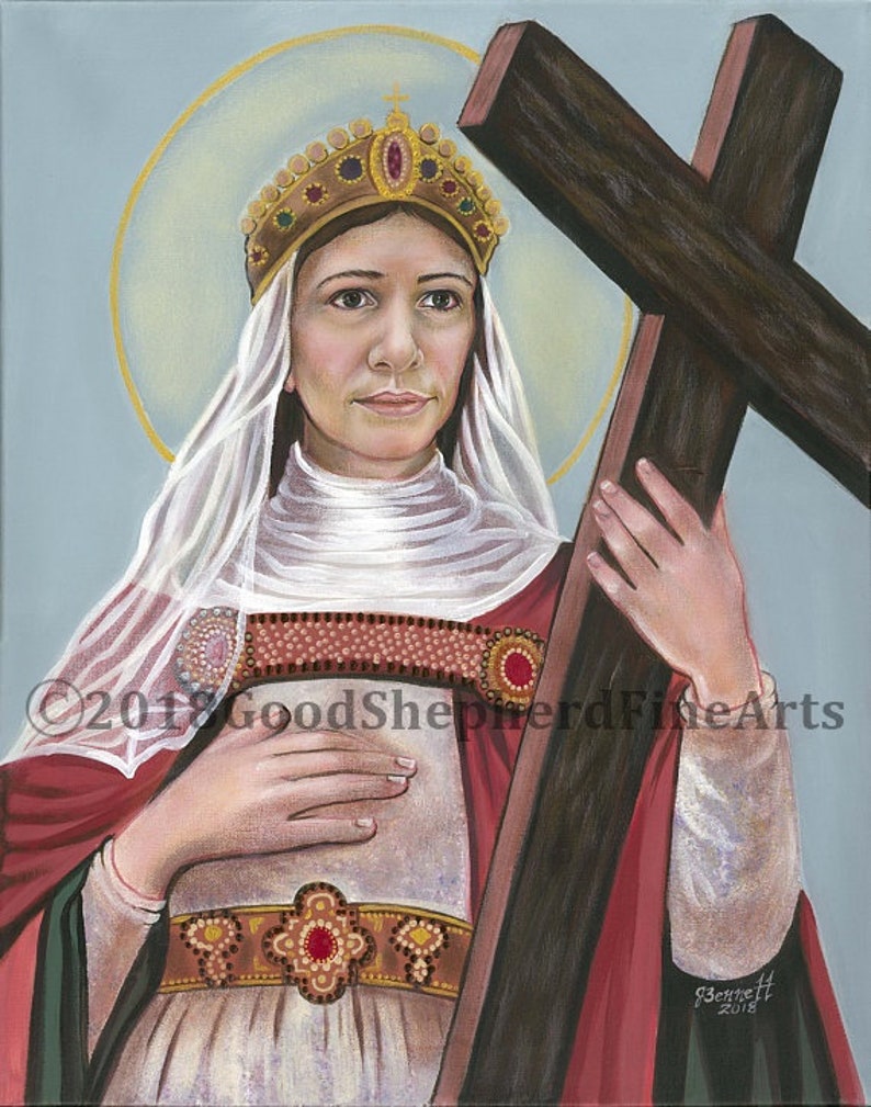 St Helena Founder of the True Cross Mother of Constantine Etsy