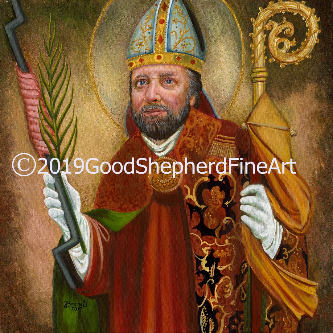 Saint Erasmus Formia Martyr, Holy Helper, Saint Elmo, Original