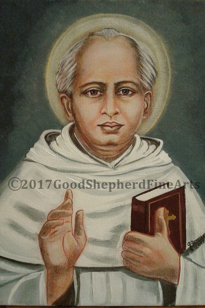 Saint Kuriakose Elias Chavara Founder Catholic Art, Vicar General of East Syrian of Malabar 8x10 /& 11x14 Prints on White Card Stock