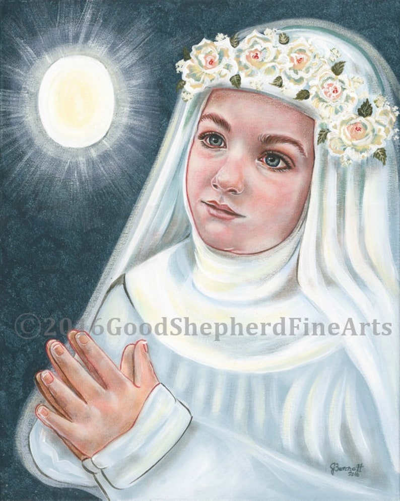 Blessed Imelda Patron of First Holy Communion Etsy