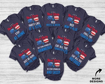Personalized Most Likely To 4th Of July Matching Shirts/Fourth Of July Group Shirt/Funny Independence Day/America Party Family Gift OGSM22
