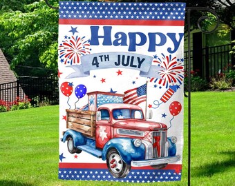 4th of July Garden Flag, July 4th Flag, Independence Day Garden Flag UMXI13