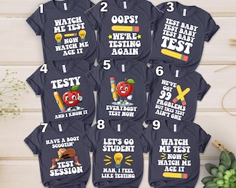Testing Day Shirt, Funny Testing Shirt, Teacher Life, State Testing Shirt, Teachers Test Day, Funny Teacher Shirts, Funny Teacher UMW505