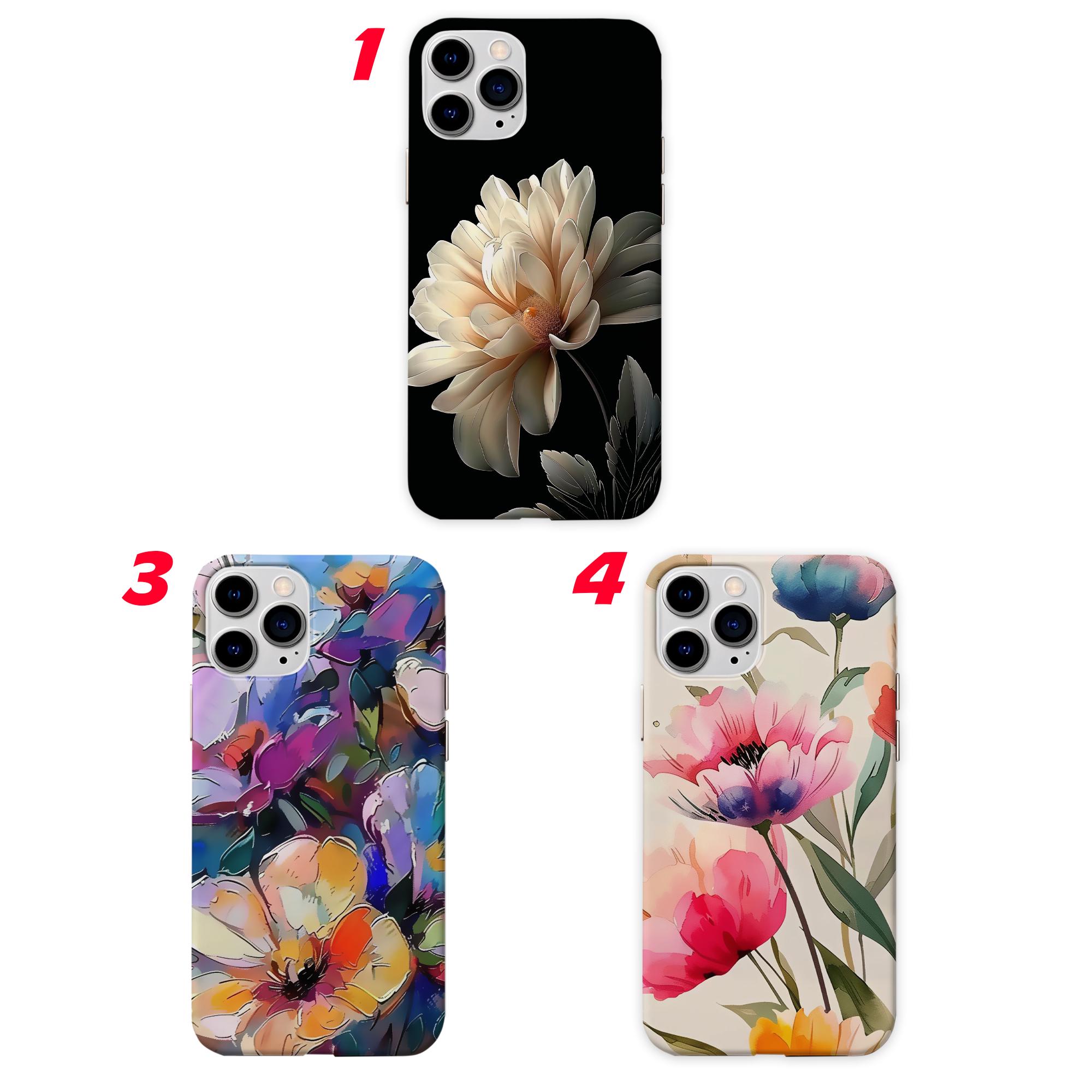 Inspired Oil Painting Floral Phone Cases, Capturing Nature’s Essence, Phone Cases for iPhone 15,14, 13, 12, 11, XS, iPhone 15 Pro Max UMWA08