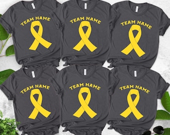 Sarcoma Cancer Awareness Shirt, Yellow Ribbon Shirt, Bone Cancer Awareness Shirt, Support Cancer Tee, Sarcoma Bone Cancer Survivor UMYK22