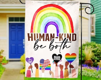 Be Kind Garden Flag, LGBT Garden Flag, Yard Sign, Garden Flag, Yard Flag, LGBT Community Flag SKV337