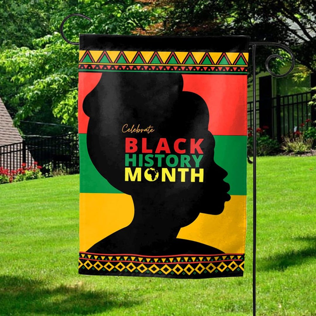 Celebrate Black History Month Flag Black Lives Matter Flag Social Celebrate Black History Month Flag Black Lives Matter Flag Social