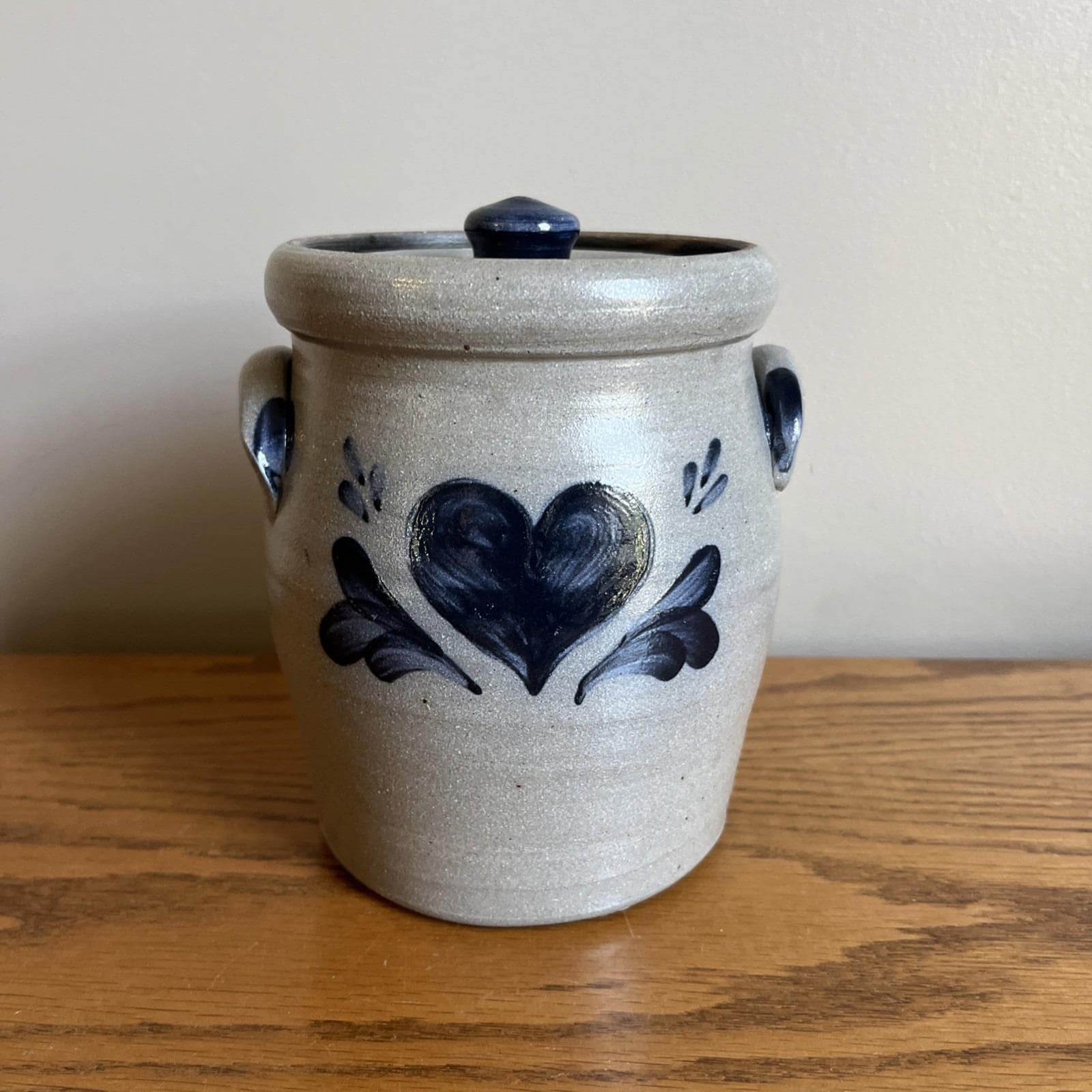 ROWE POTTERY ソルト・ガレイズド陶器製シュガーポット U.S.A.製 ROWE POTTERY ソルト・ガレイズド陶器製シュガーポット U.S.A.製