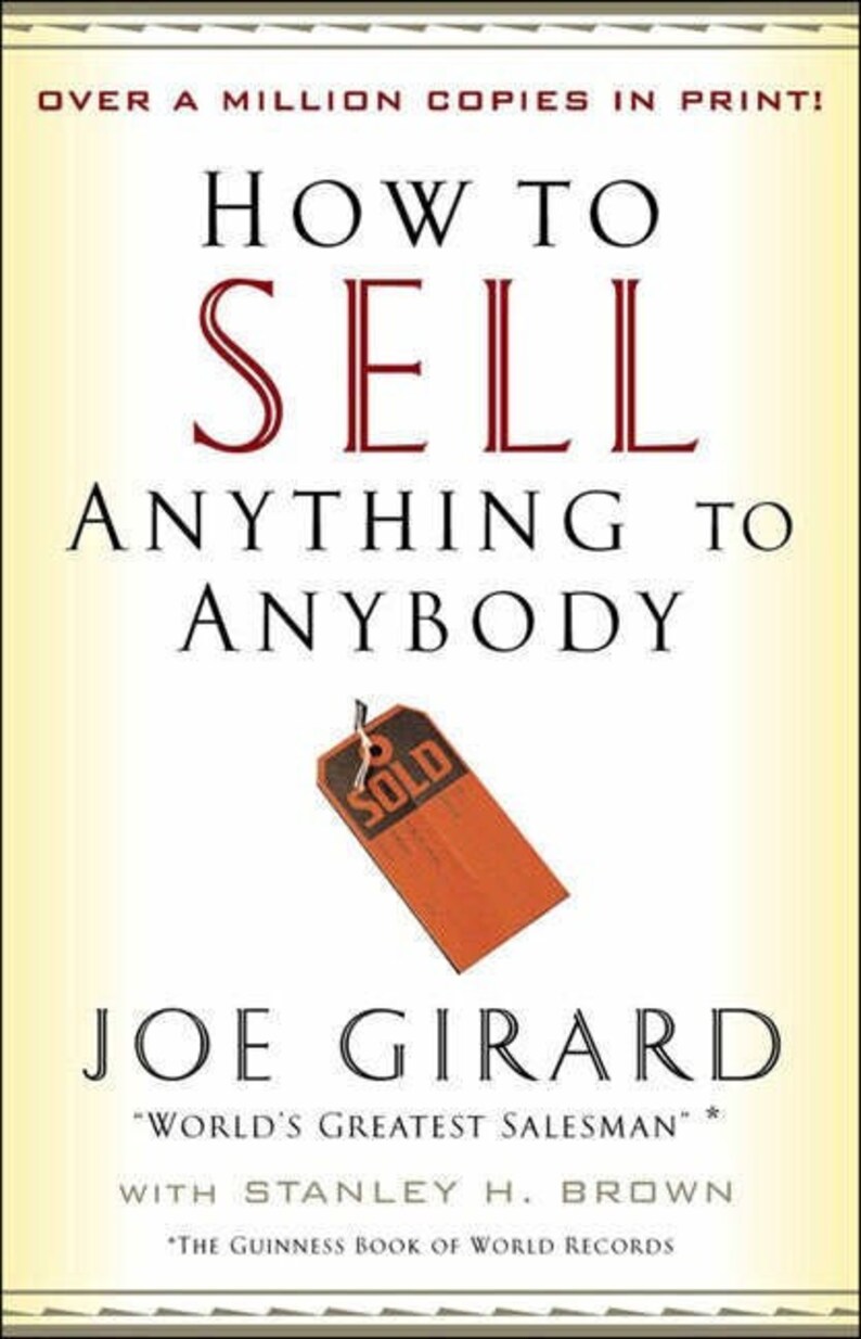 How To Sell Anything To Anybody Audiobook Selfhelp Ebooks How to Sell Anything to Anybody by Joe Girard - Etsy