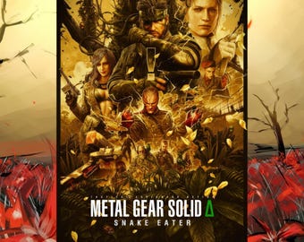 Metal Gear Solid Delta: Snake Eater - Remake - Poster 13x19 - Etsy