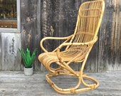 Amazing Albini Style Italian Modern Rocking Chair
