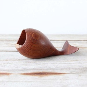 Danish Modern Teak Wood Fish Holder image 2