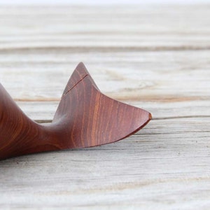 Danish Modern Teak Wood Fish Holder image 3