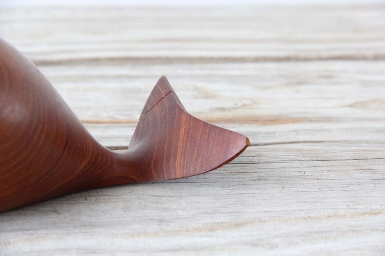 Danish Modern Teak Wood Fish Holder image 3