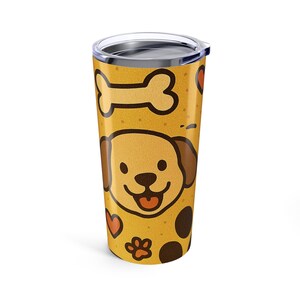Copo térmico para amantes de animais de estimação de 20 oz, caneca de viagem com estampa de animais fofos, copo para cães e gatos, presente exclusivo para donos de animais de estimação, acessórios divertidos para animais de estimação