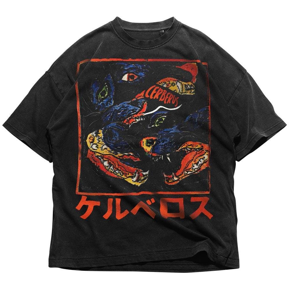 ★NOT4NERD★ Cerberus TShirts Black HK Army Cerberus T-Shirt - Black