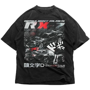 Brilliant Black Japanese RX7 JDM Shirt, Weird Tokyo Anime D Tokyo Gifts For Sport Lovers Unisex Shirt, Hoodie, Sweatshirt