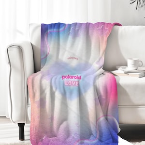 Kpop Velveteen Blanket, Enhypen Polaroid Love merch, Kpop Blankets, Kpop Merch, Soft Velveteen throw Blanket, Gift for engene, Enhypen Gift