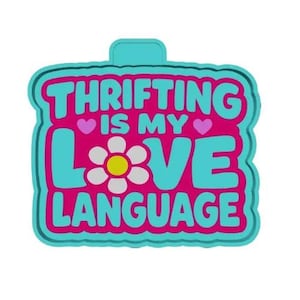 古着屋巡りは私の愛の表現方法 Freshie STL モールドハウジング - デジタルファイル STL