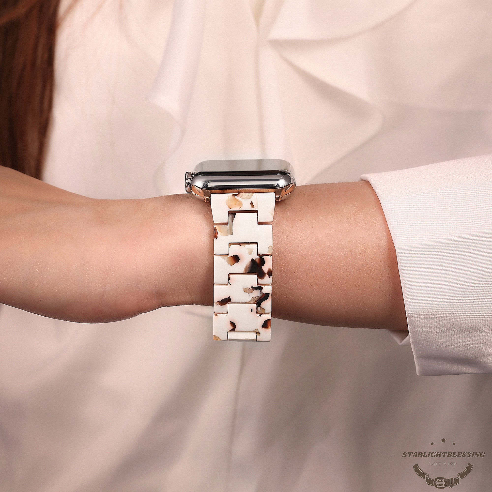 Resin Texture Apple Watch Band - Unique Adjustable Bracelet Watch Strap - 38mm-41mm 42mm-49mm - Apple Watch ArmBand For 9-1 Series