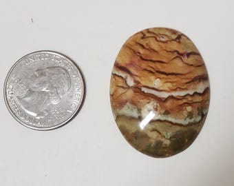 Picture Jasper Cabochon -Jewelry Making- Loose Natural Gemstone