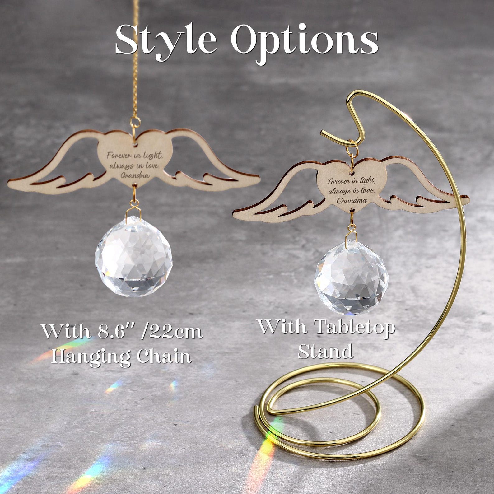 Personalized Photo Memorial Ornament, Your Wings Were