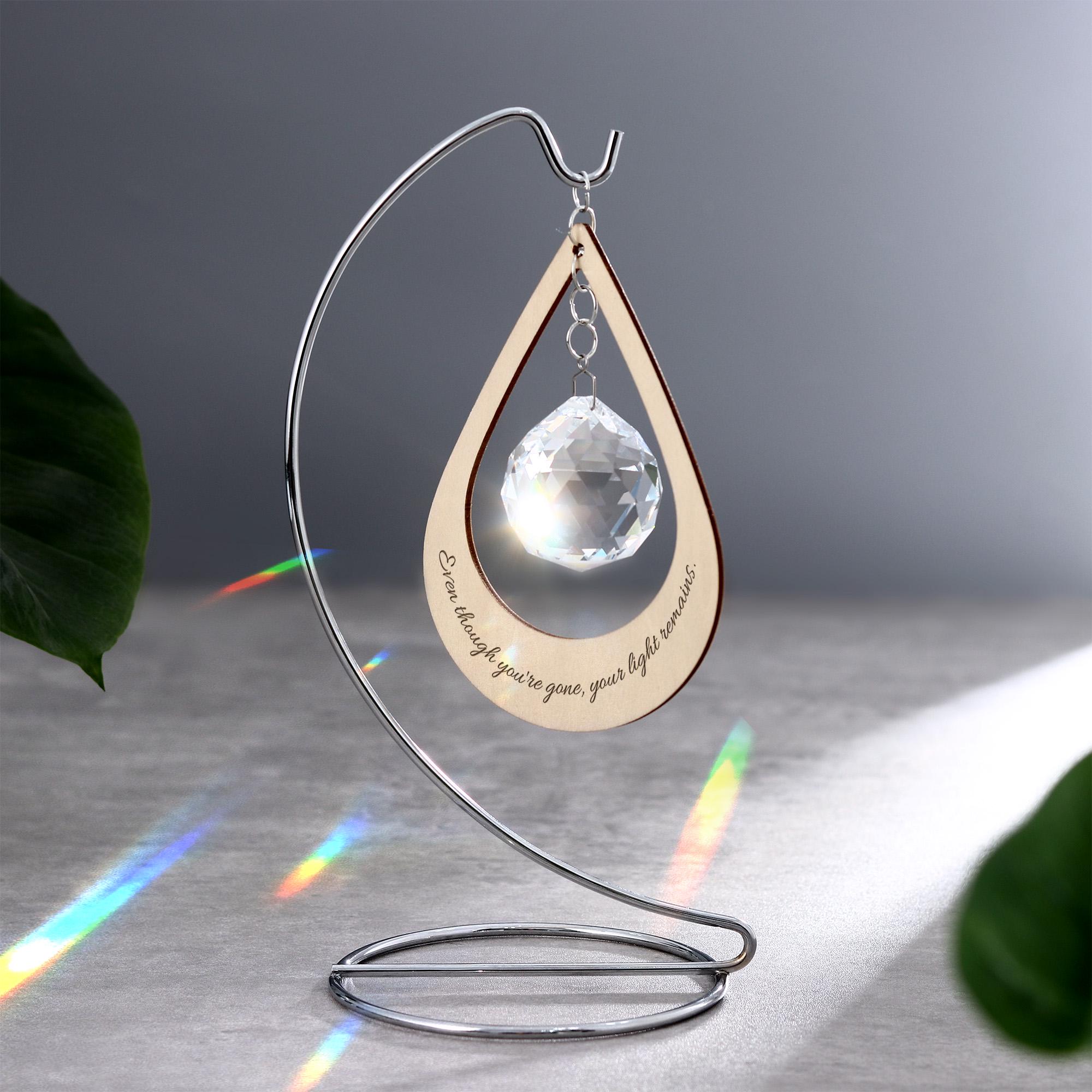 Regalo di condoglianze, acchiappasole commemorativo personalizzato, foto commemorativa personalizzata, regalo di condoglianze, foto ritratto personalizzata, in amorevole ricordo, perdita della mamma - Italia