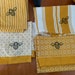 Bee Floral Kitchen Towel, Bee Dish Towel, Decor Kitchen Towel, Bee Tea ...