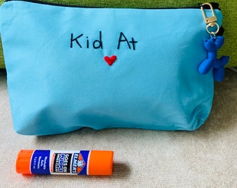 Nostalgic make up bag, cosmetic bag funny, balloon dog key chain, nostalgic bag, kid at heart, waterproof bag, handmade makeup bag, balloon