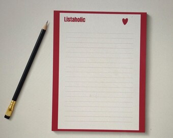 Notepad funny, Notepad for lists, Kitchen notes, Lists, household, gifts, hostess gift, housewarming gift