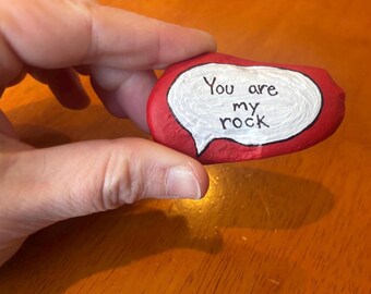 Painted rock, love rock, tiny scenes, miniature art on rocks, Valentine’s Day, magical rocks, gift for her, housewarming gift, tiny gift