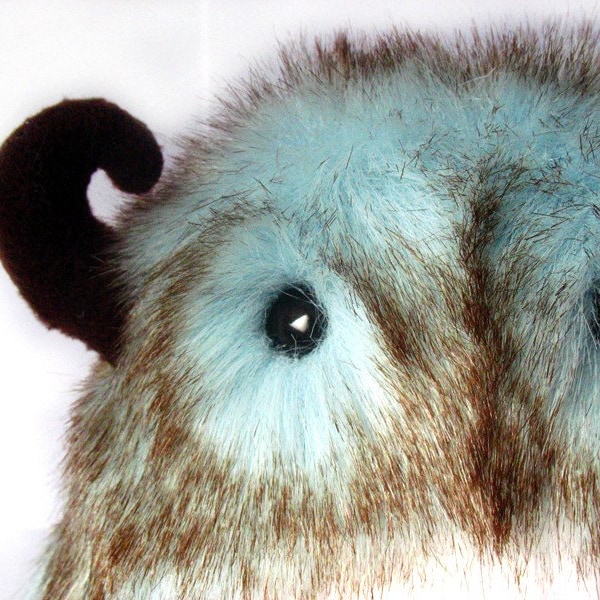 Saul the Blue-brown, White-Tummied Monster