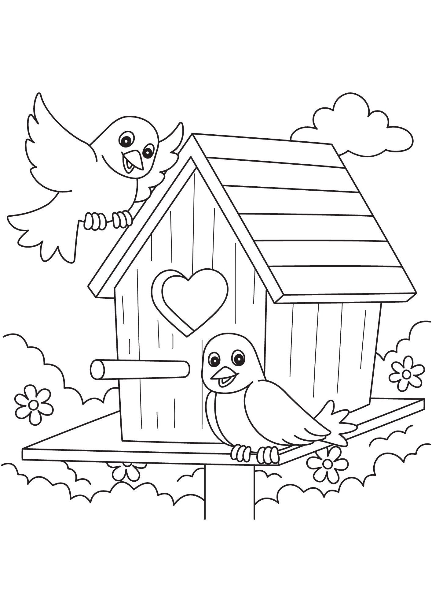 Printable Kids Spring Color Sheets - Digital Download - 8.5x11 - Etsy