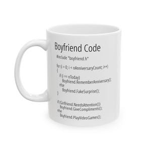 Programmer Gift Idea for Boyfriend Nerd Humor Mug Engineer Gift Technology Humor Software Developer Programmer Humor Coding Mug Gift for Him image 6