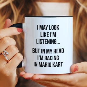 Mario Kart Mug, Mario Kart Gift, Mario Kart Gamer Gift, Funny Birthday Gift,Funny Gaming Lover Mug, Christmas Gift,Funny Gift Idea for Gamer
