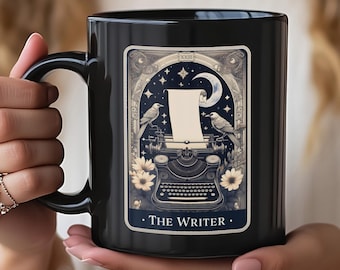 The Writer Tarot Mug for Author, Journalist Gift for Novel Writing Gift for Novelist Mug for Writer Gift for Coworker Mug for Fantasy Author