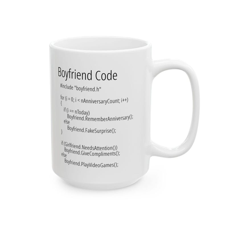 Programmer Gift Idea for Boyfriend Nerd Humor Mug Engineer Gift Technology Humor Software Developer Programmer Humor Coding Mug Gift for Him image 9