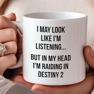 Destiny 2 Mug, Destiny 2 Gift for Brother, Coffee Mug, Video Game Lover Mug,Christmas Gift for Him,Funny Gift Idea for Gamer gift,gaming mug