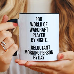 World of Warcraft Mug, World of Warcraft Gift, World of Warcraft Gamer Gift, Funny Birthday Gift, Funny Gaming Lover Mug, WOW Gift, WOW