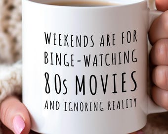 Pop Culture Mug for 80s Movies Lover Gift for Him Office Mug for Horror Fan Gift for Christmas Movie Mug for Cult Movies Fan Gift for Her