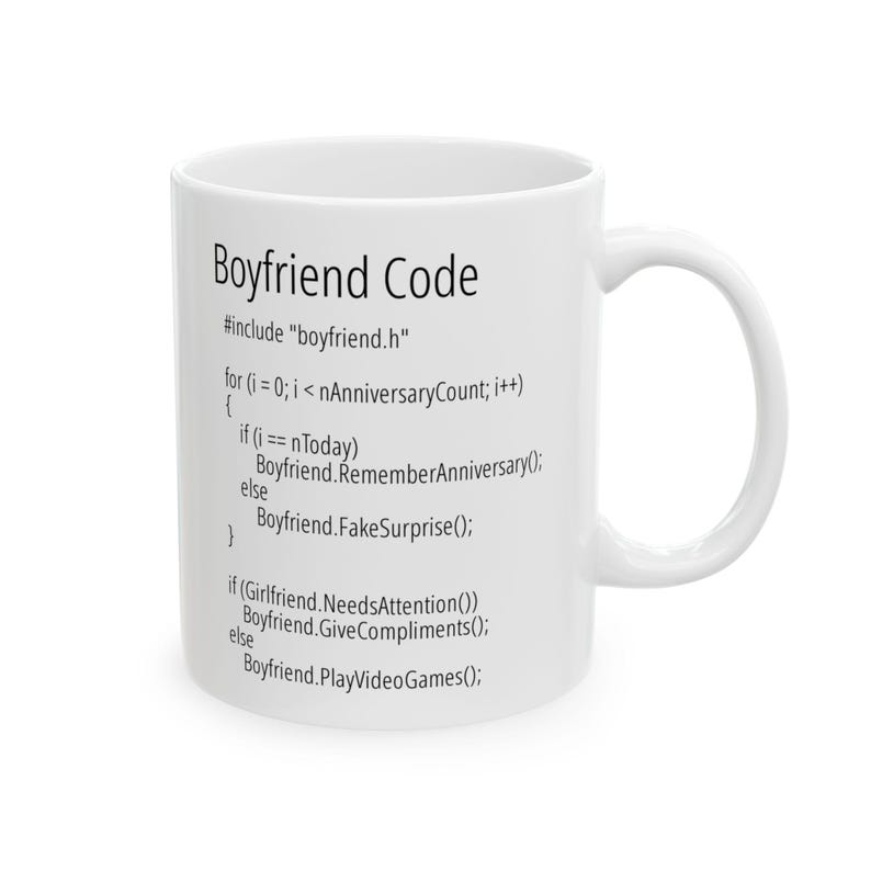 Programmer Gift Idea for Boyfriend Nerd Humor Mug Engineer Gift Technology Humor Software Developer Programmer Humor Coding Mug Gift for Him image 7