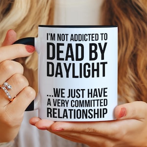 Dead By Daylight Mug for Gamer Coffee Mug for Birthday Gift for Him Gaming Mug for Horror Games Tea , Dead By Daylight Cup Xmas Gift for Him