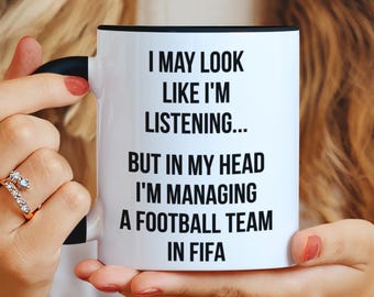 FIFA Mug, FIFA Gift for Brother, FIFA Coffee Mug, Fifa Video Game Lover Mug, Christmas Gift, Funny Gift Idea for Gamer Mug, Gaming Gift Idea
