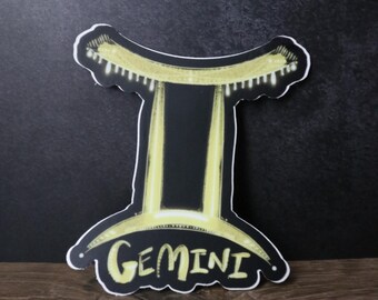 Gemini Zodiac Sign Sticker