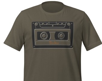 Camiseta de música tecno: Camiseta gráfica de casete