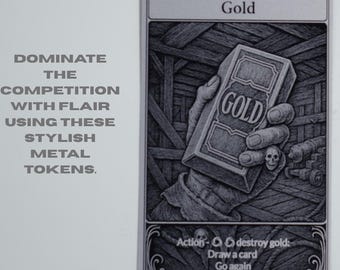 War-peace Tokens Foil *flesh and Blood TCG* Custom Altered (2