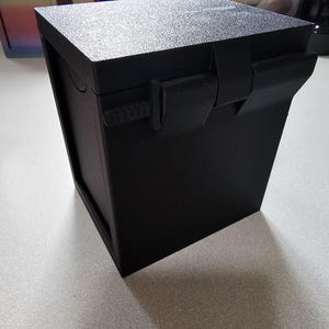 Custom Commander MTG DeckBox |Holds 100+ Double Sleeved Cards | Unique MTG Gift | Goblin Theme Magic the Gathering Deck Box | EDH Bling
