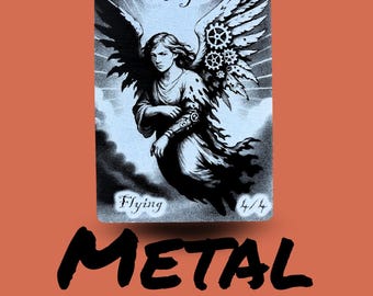 Metal Angel Token MTG | Magic The Gathering Commander Token Proxy